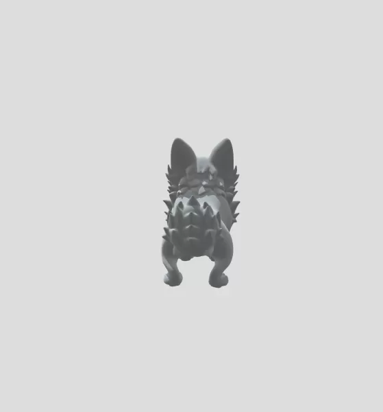 Fluffmane Corgi - Model preview 3