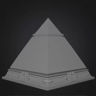 pyramid sculpture - Model thumbnail 2