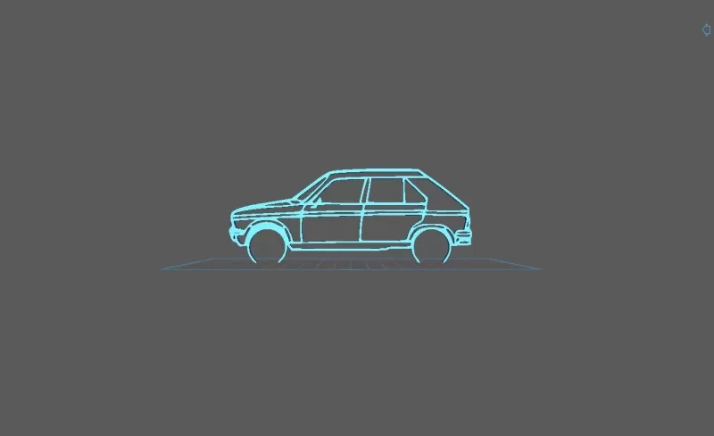 Peugeot - 104 Wall Art - Model preview 1