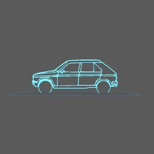 Peugeot - 104 Wall Art