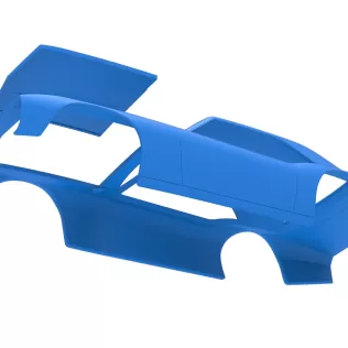 Shell of Vintage Asphalt Modified stock car V10 Scale 1:25 - Model thumbnail 15