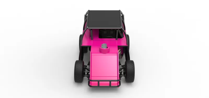 Mod Lite Race car Version 2 Scale 1:25 - Model preview 8