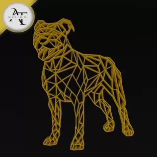 Dog - Geometric - 2D Wall Art Decor