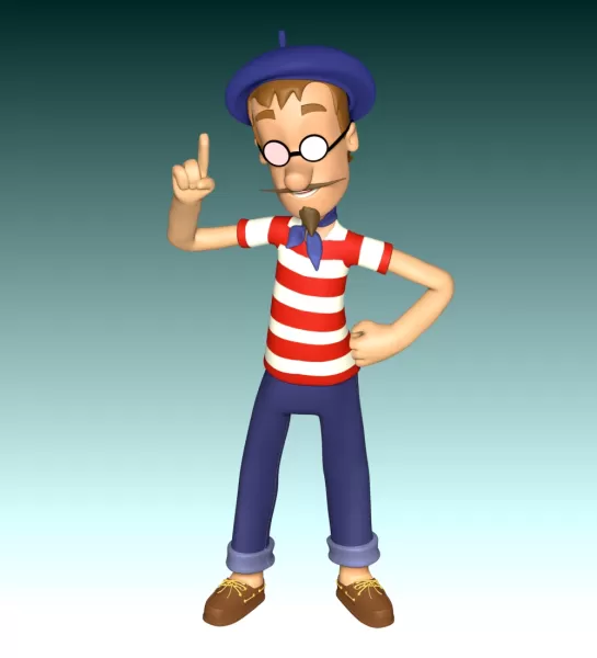 Francois Turbot FanArt - Model preview 5