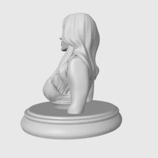 Salma Hayek 3D Bust Print - Model thumbnail 6