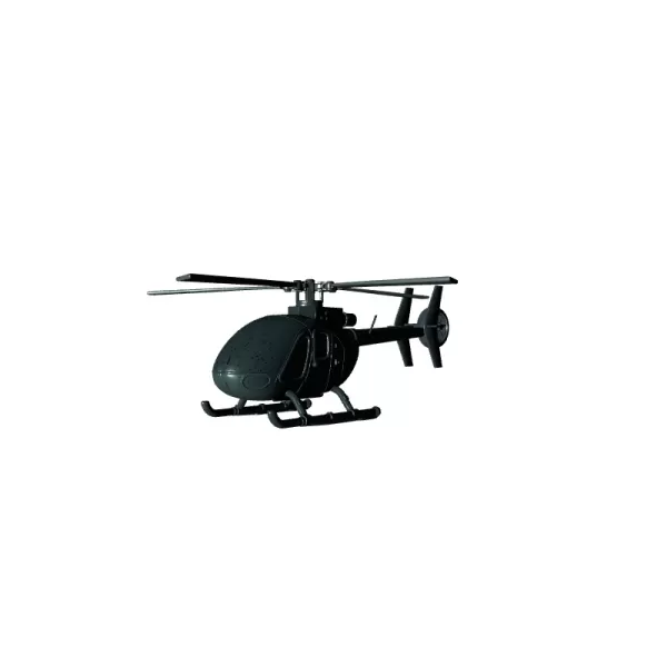 Decorative Helicopter 3D Printable Model - Model preview 5
