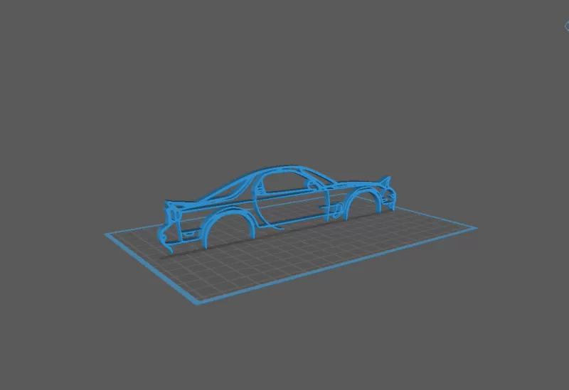 Mazda - RX-7 Wall Art - Model preview 1