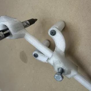 Car Wheel Arch Line Marker Tool - Model thumbnail 4