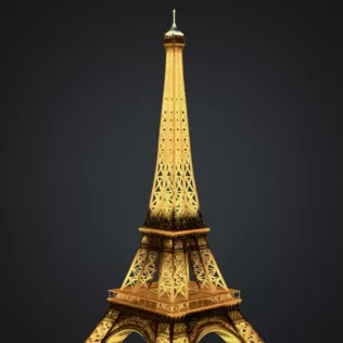 Eiffel Tower - Model thumbnail 2