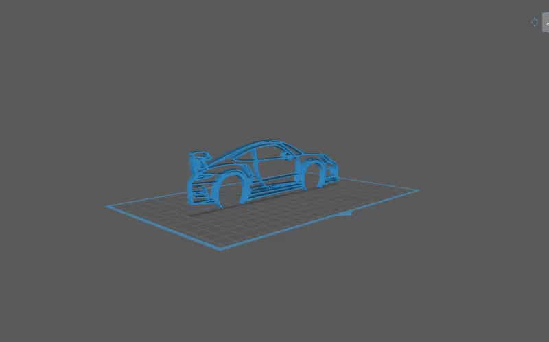 Porsche - 991 GT3 RS Wall Art - Model preview 1