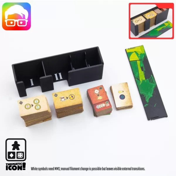 Unconscious Mind inc. Nightmares exp. board game organizer - Model preview 6