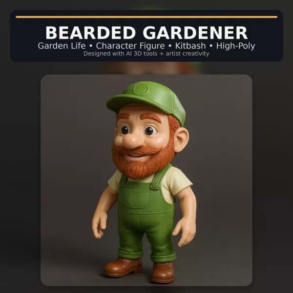 Stylized Character Collection Vol. 01 – Kitbash High-Poly 3D Mod - Model preview 20