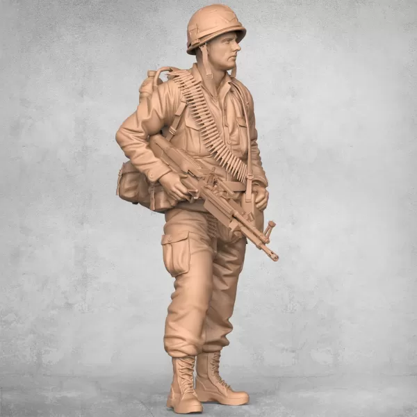 Modern Army Soldier - Model preview 2