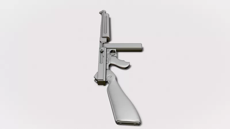 Tommy Gun (Straight Magazine) #RoZ - Model preview 3