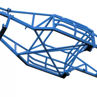 Frame of Vintage Dirt late model Race car Version 2 Scale 1:25 - Model thumbnail 2