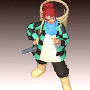 Tanjiro Kamado - Model thumbnail 6