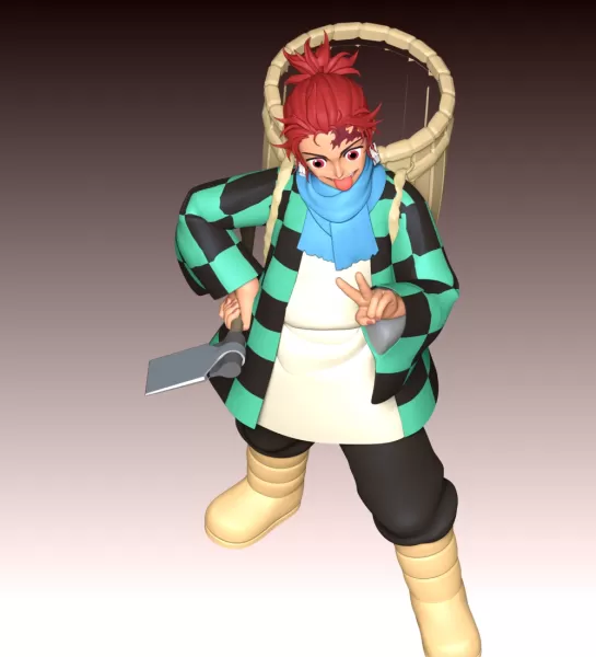 Tanjiro Kamado - Model preview 6