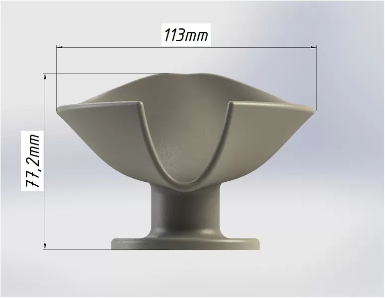 Self-Draining Soap Dish with Water Channel - Model preview 14
