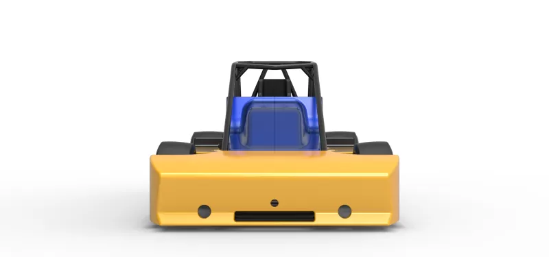 Experimental Pavement Silver Crown Car Version 2 Scale 1:25 - Model preview 7