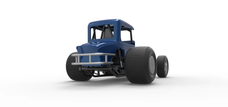 Vintage Sprint car Version 2 Scale 1:25 - Model preview 19