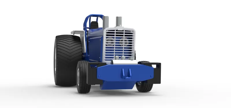 Pro Stock Pulling Tractor Version 5 Scale 1:25 - Model preview 24