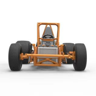 Vintage Sprint car Base Version 2 Scale 1:25 - Model thumbnail 7