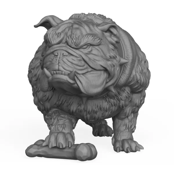 3D Printable Bulldog Dog - Model preview 2
