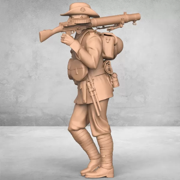 Walking Army Soldier - Model preview 4