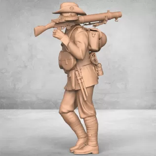 Walking Army Soldier