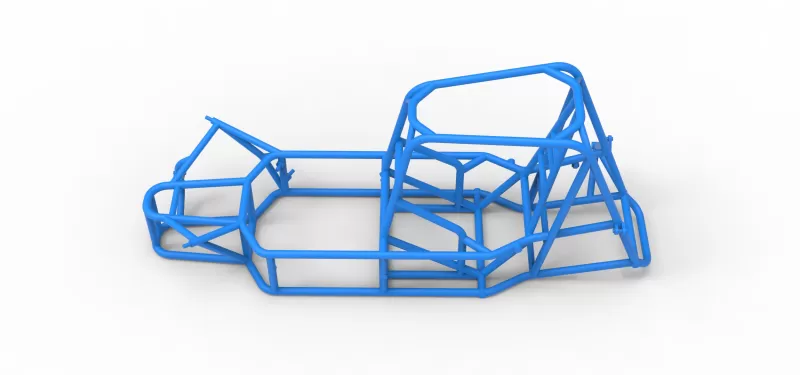 Frame of Silver Crown Car Version 2 Scale 1:25 - Model preview 7