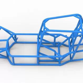 Frame of Silver Crown Car Version 2 Scale 1:25 - Model thumbnail 7