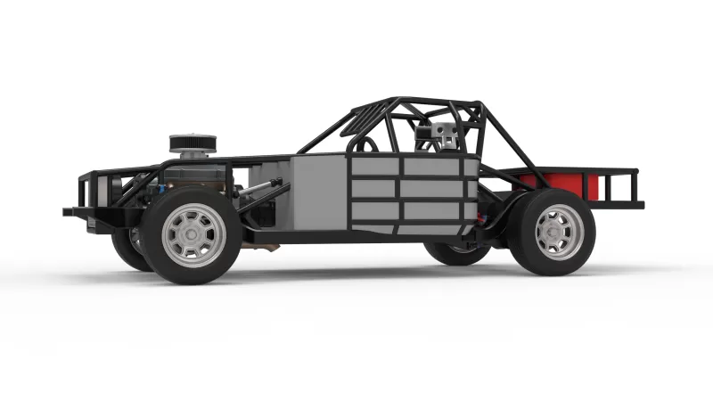 IMCA Stock car Base Scale 1:25 - Model preview 2
