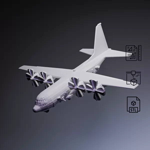 AC-130 Gunship #RoZ - Model preview 2