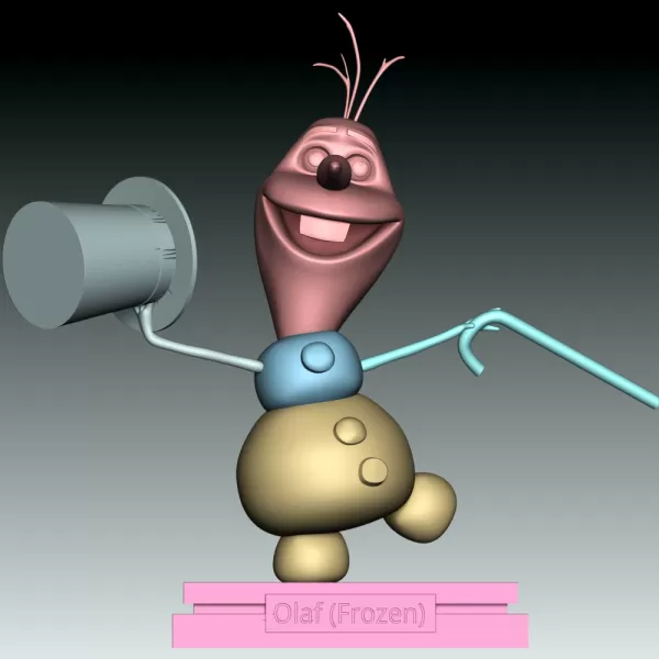 Olaf Frozen - Model preview 11
