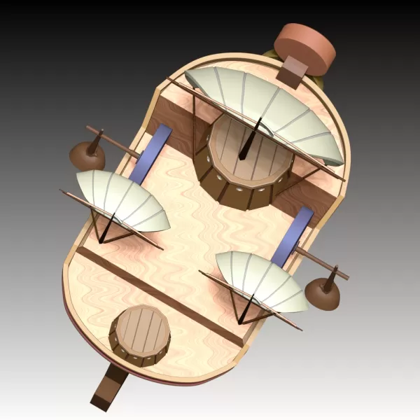 Utan Sonar - One Piece - Model preview 4