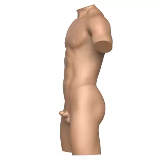 3D Print Ready Very Small Penis With Torso - Model thumbnail 7