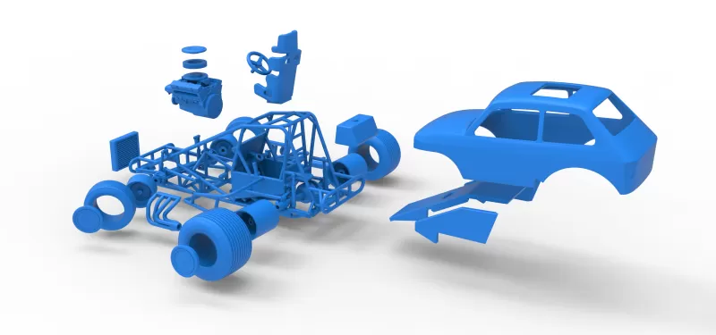 Super rod Version 2 while turning Scale 1:25 - Model preview 29