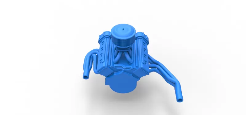 Engine of New Zealand Superstock car Scale 1:25 - Model preview 13