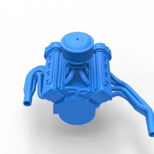 Engine of New Zealand Superstock car Scale 1:25 - Model thumbnail 13