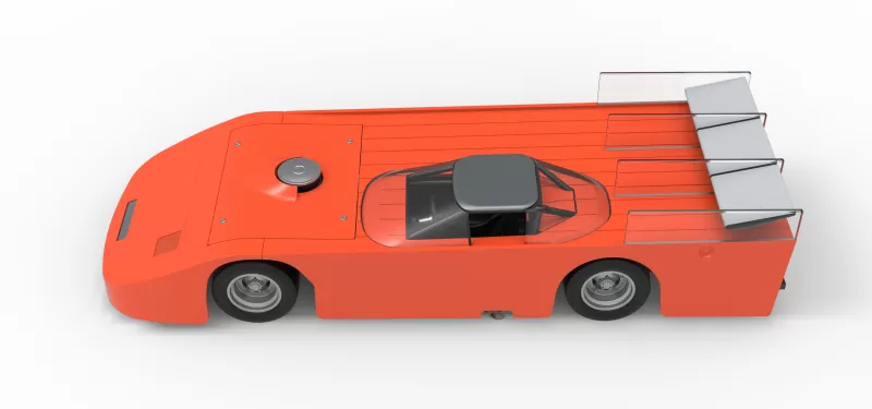 Vintage Asphalt Outlaw Super late model 1:25 - Model preview 10