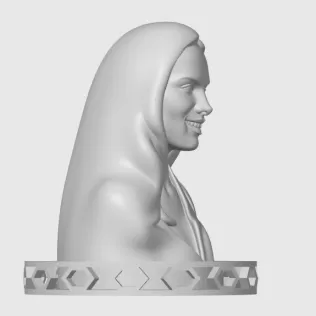 Kate Beckinsale 3D Bust Print - Model thumbnail 4