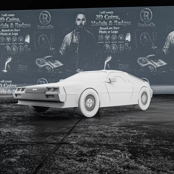 DMC DeLorean #RoZ - Model preview 1