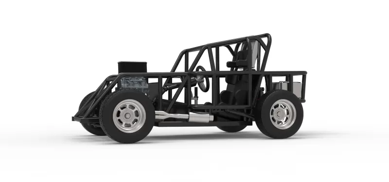 Mod Lite race car Base Scale 1:25 - Model preview 2