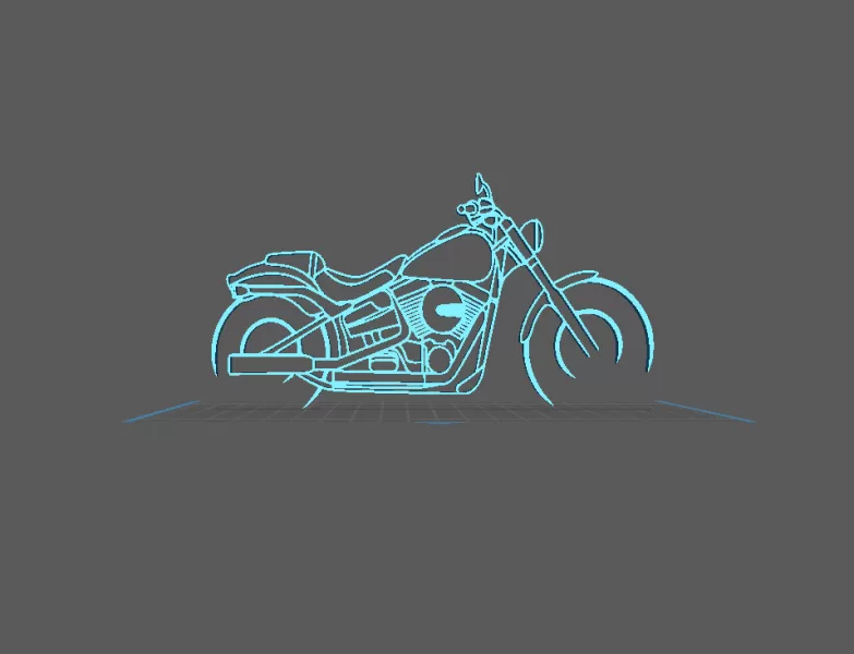 Harley Davidson - Breakout Wall Art - Model preview 1