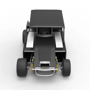 Vintage Dirt Modified stock car Version 6 Scale 1:25 - Model thumbnail 8