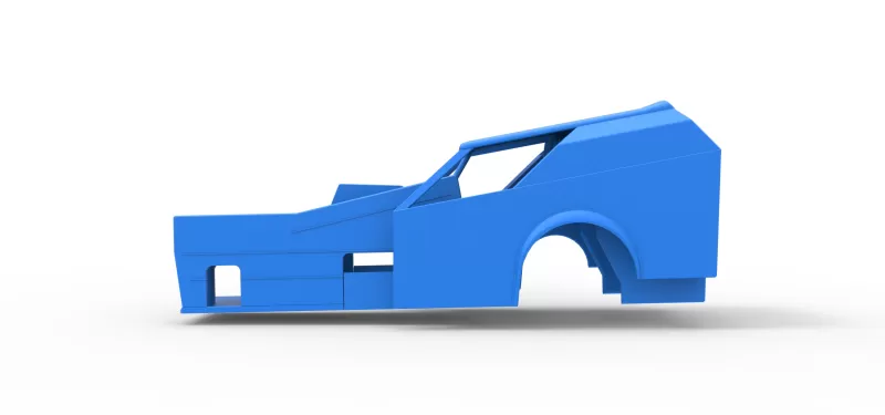 Shell of Vintage Dirt Modified stock car Version 7 Scale 1:25 - Model preview 6