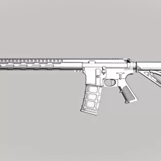 AR 15 #RoZ - Model thumbnail 6