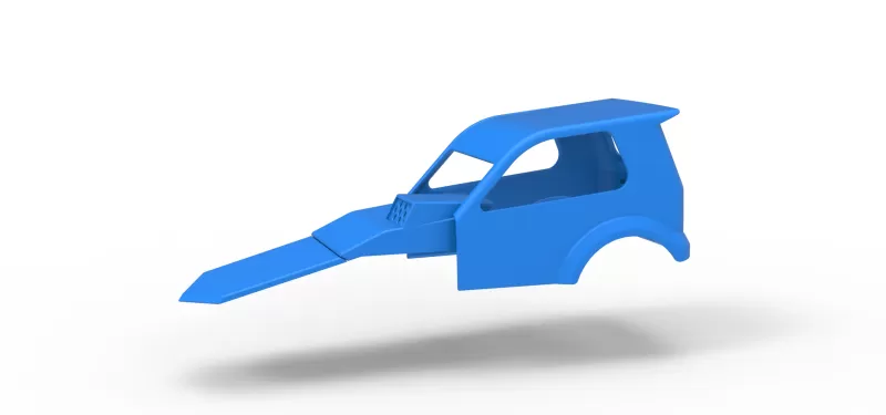 Shell of New Zealand Superstock car Version 3 Scale 1:25 - Model preview 1