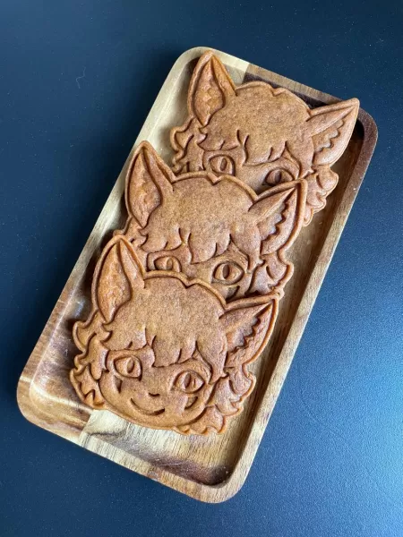 Ren Hana cookie cutter (boyfriend to death) - Model preview 2