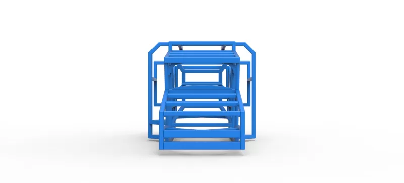 Frame of Racing Combine Harvester Scale 1:25 - Model preview 5